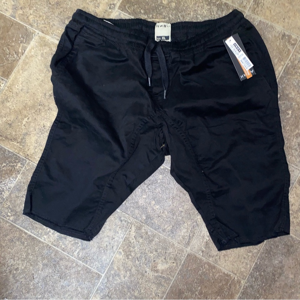 Men's Black Cargo Shorts